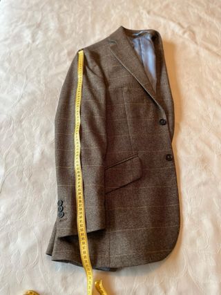 Americana Hackett Marrón Cuadros 38R UK / 48R UE