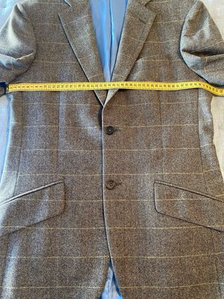 Americana Hackett Marrón Cuadros 38R UK / 48R UE