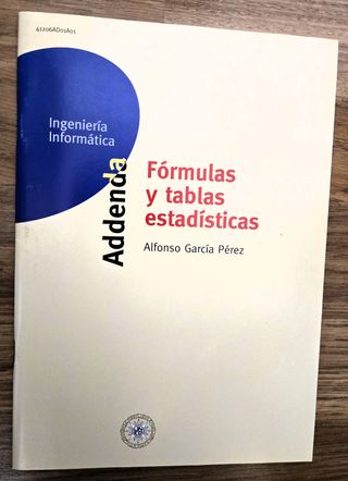 Fórmulas y tablas estadísticas - Addenda - UNED