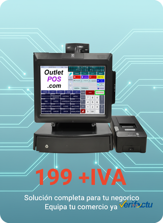 TPV Táctil NCR con Cajón e Impresora