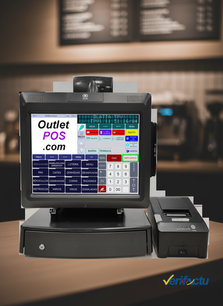 TPV Táctil NCR con Cajón e Impresora