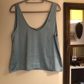 Top Zara Azul Talla XL