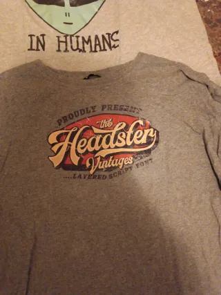 2 Camisetas Grises Talla L