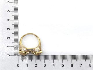 sortija oro 18k con piedra con circonita