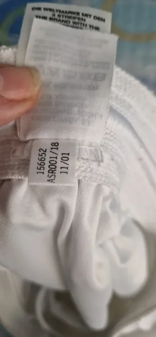 Pantalón corto Adidas Real Madrid blanco