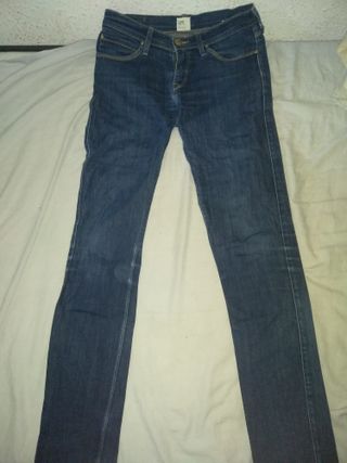 Pantalón vaquero mujer Lee Skinny Talla 38