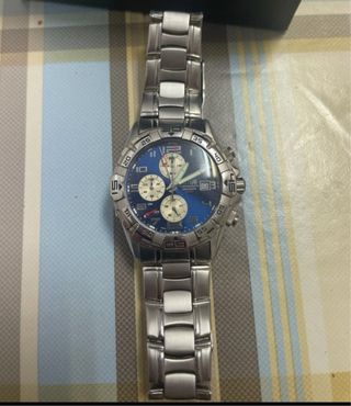 Reloj Lotus Hombre Azul y Plateado