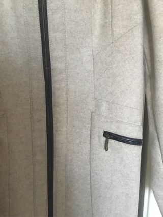 Abrigo Zara Beige Impecable