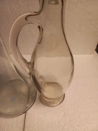 Juego de 2 botellas de vidrio para licor