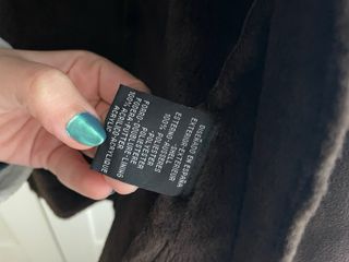 Abrigo ante marrón talla S