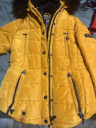 Abrigo Marikoo Amarillo Mujer