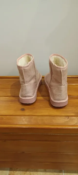 Botas rosas con purpurina
