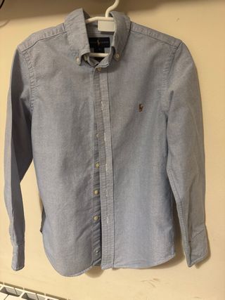 Camisa Ralph Lauren niño azul talla 8