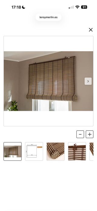 Estor bambú Inspire 100x160cm nuevo