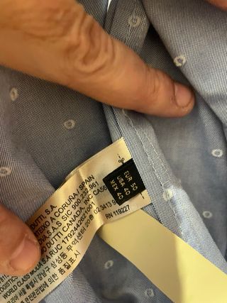 Americana Massimo Dutti -Talla 50- Algodón Fino