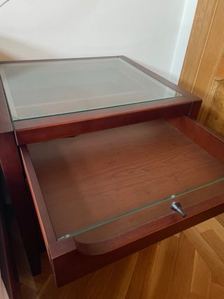 Cómoda + espejo + 2 mesillas a juego