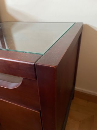 Cómoda + espejo + 2 mesillas a juego