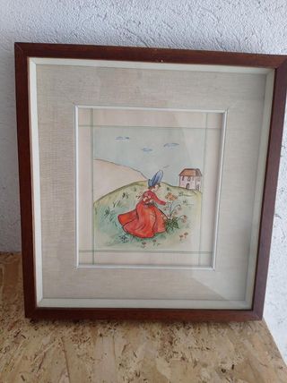 Coppia Quadretti Dipinti a Mano