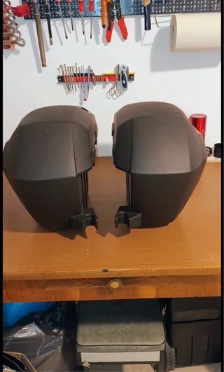 Coppia Valigie Moto Shad SH23 Nere