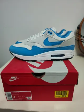 Nike Air Max 1 Azul Blanco