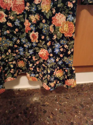 Vestido flores Springfield Talla S