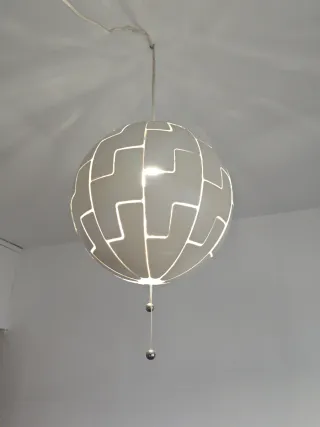 Lámpara IKEA PS 2014 Blanca/Plata