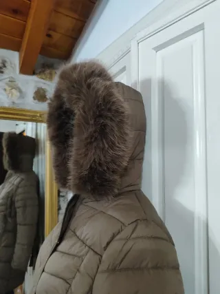 Plumífero marrón nuevo tendencia ideal regalo