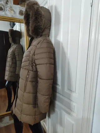 Plumífero marrón nuevo tendencia ideal regalo