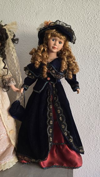 Muñeca porcelana coleccionista