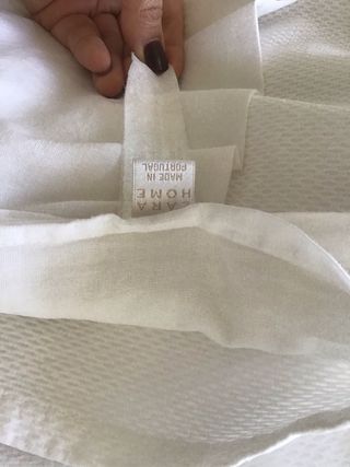 Cubrecanapé Zara Home 150x190 cm Blanco