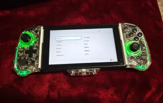 Mando Gripcon Nintendo Switch/Oled Transparente