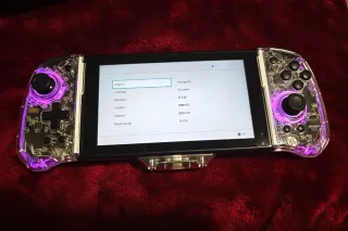Mando Gripcon Nintendo Switch/Oled Transparente