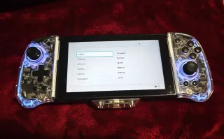 Mando Gripcon Nintendo Switch/Oled Transparente