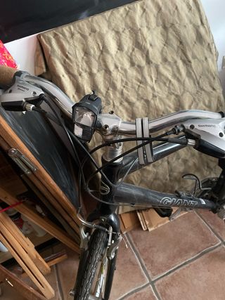 Bicicleta Giant Negra.