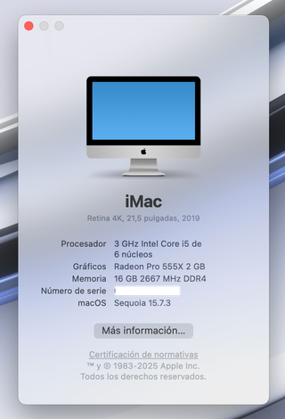 iMac 21.5 4K 2019 A2116