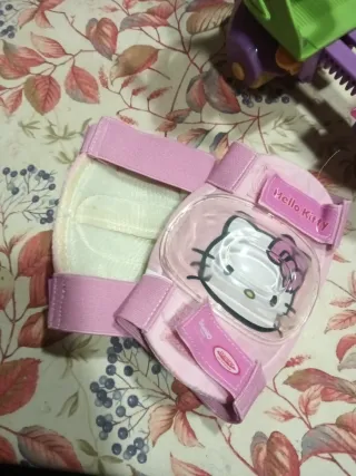 Patines infantiles ajustables verde y rosa