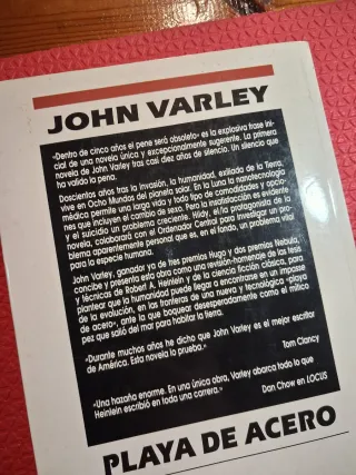 1ª ed. Original: "Playa de acero", John Varley.