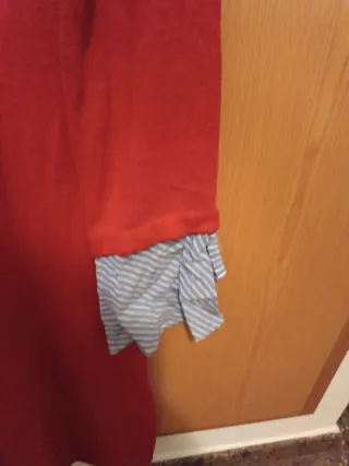 Vestido Springfield Rojo Talla XS