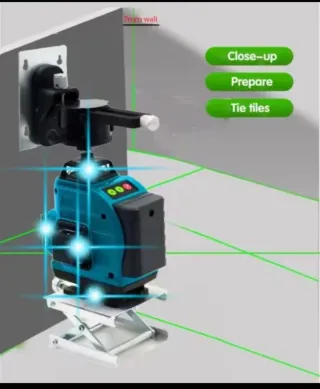 Nivel Láser 4D 16 Líneas Trípode Accesorios