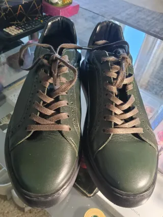 Scarpe uomo Bigotti verdi/marrone taglia 41