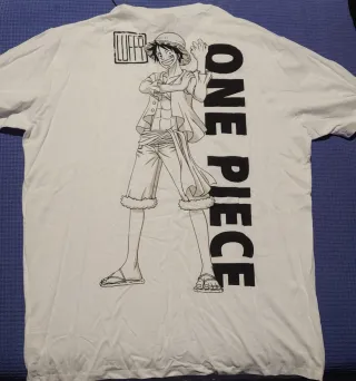 T-Shirt One Piece Luffy Bianca