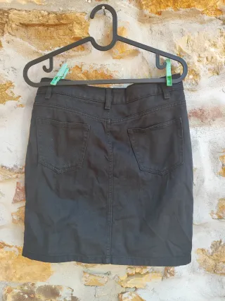 Minifalda vaquera negra Easy Wear