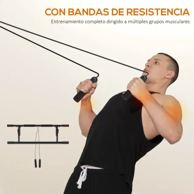 Barra Dominadas Puerta C/Bandas Resistencia