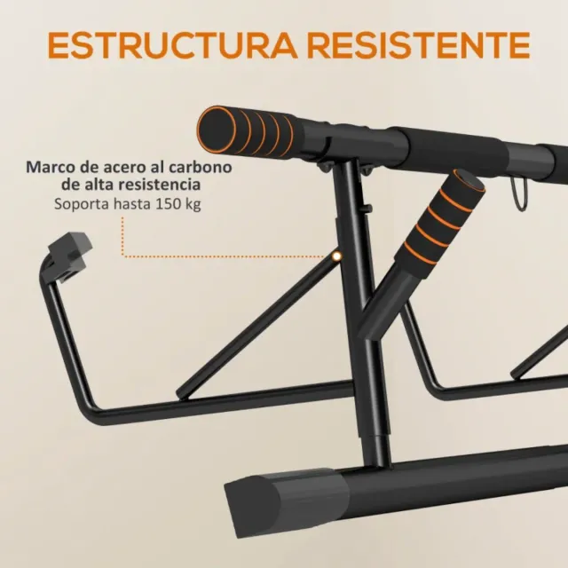 Barra Dominadas Puerta C/Bandas Resistencia