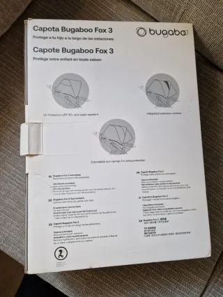 Capota Bugaboo Fox 3 Negra