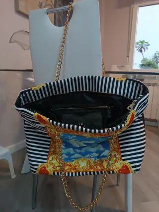 Bolso Love Moschino Negro Multicolor