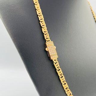 CATENA TIPO CARTIER TIGRE 6MM 18K