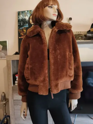 Cazadora pelo Pepe Jeans marrón