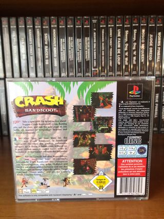 Crash Bandicoot PlayStation 1 (PS1) PAL