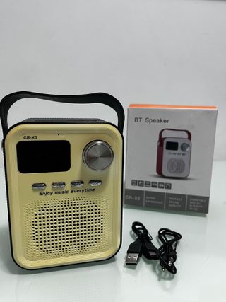 Radio CR-X3 BT Speaker Beige/Negro